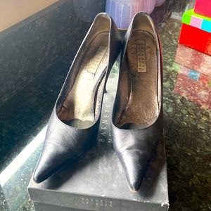 Vintage Black Barney’s pointy stilettos